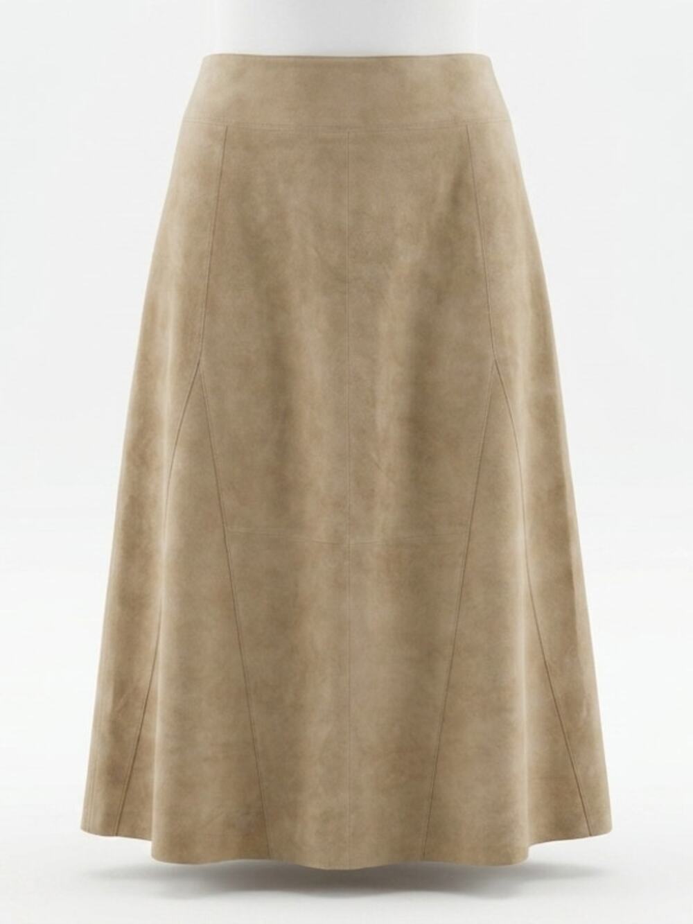 NWT Valerie Stevens Separates 100% Leather A-Line Skirt Women Size 14